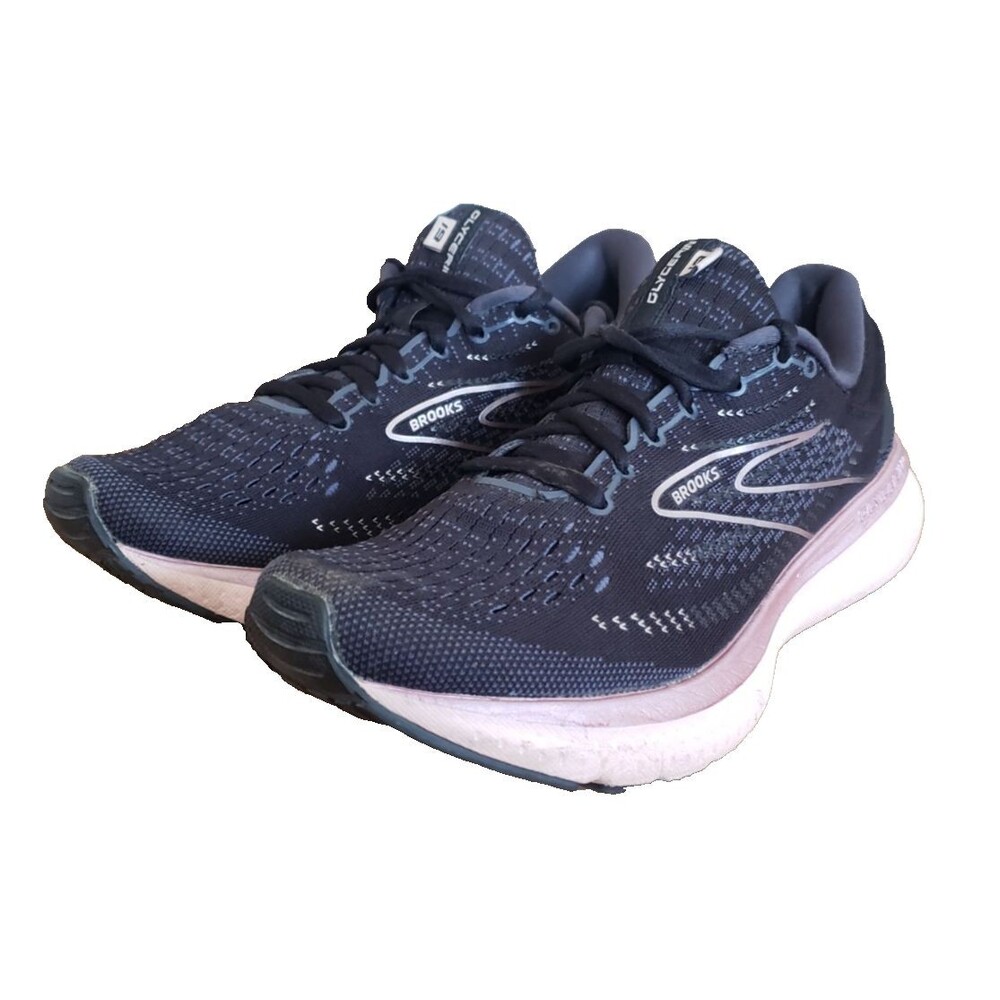 Brooks Womens Glycerin GTS 19 1203441B074 Black Running Shoes Sneakers Sz 8.5 B